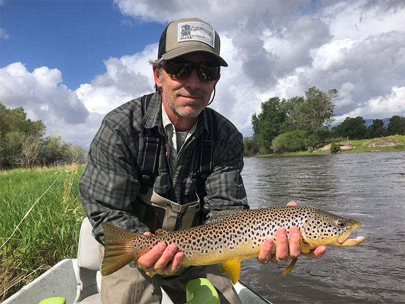 This Jefferson River brown did not just fall off the short bus, although the angler may have. 